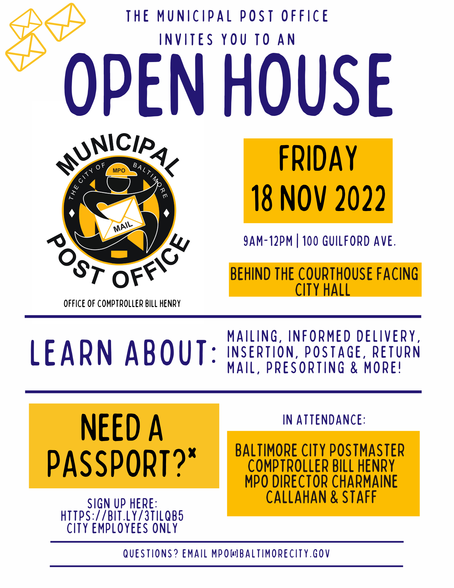 Municipal Post Office Open House November 18 2022