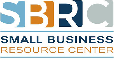 Stylized letters SBRC with text "Small Business Resource Center"